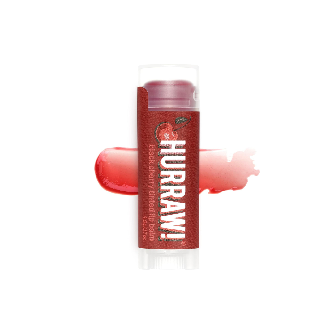 Hurraw! Black Cherry Tinted Lip Balm – Glowing Healthy