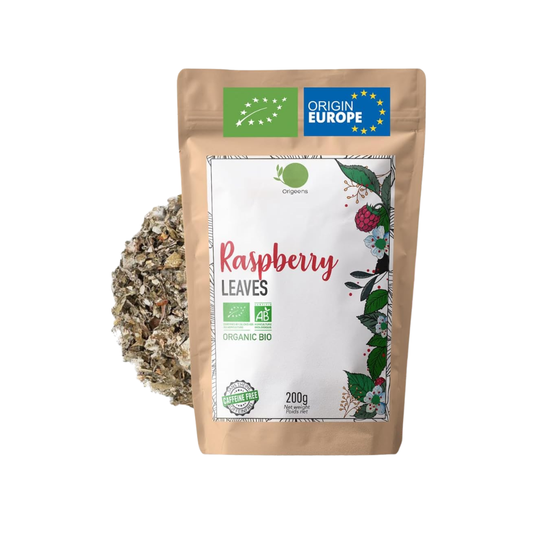 Loose Raspberry Leaf Tea Origeens Loose Organic Raspberry Leaf Tea – Glowing Healthy