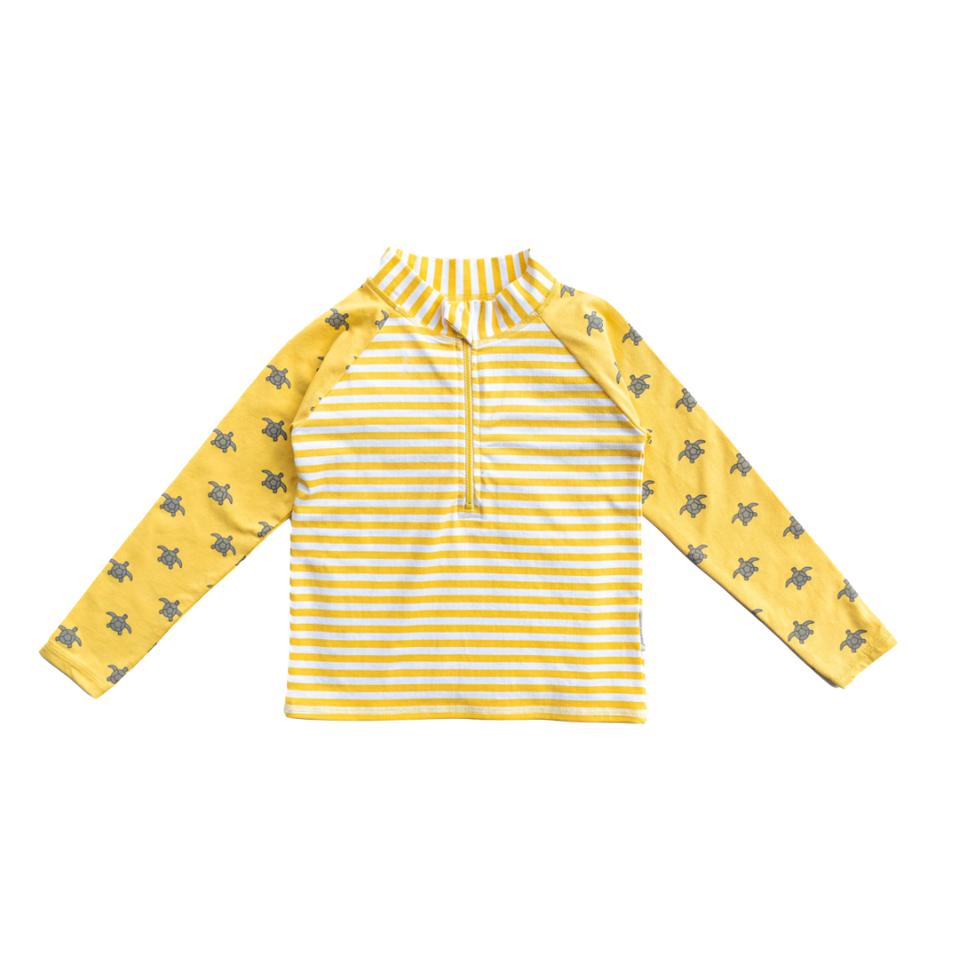 Pure Earth Collection Kids Yellow Rash Vest